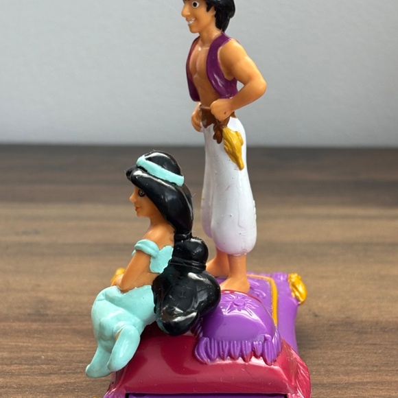 VINTAGE Burger King Toys 1992 DISNEY ALADDIN JASMINE ABU RAJAH JAFAR Figures - Picture 5 of 16